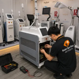 Dịch vụ sửa máy laser xóa xăm không ra tia tận nơi uy tín